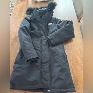 The North Face Women's Black Parka with Fur Hood
